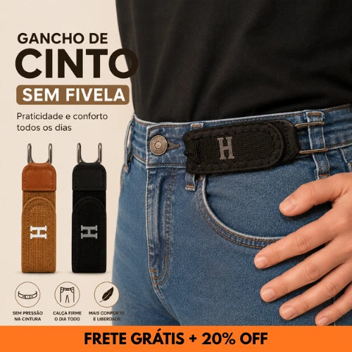 Cinto sem fivela + Conforto e Liberdade - ESTOQUE LIMITADO!
