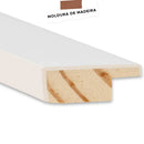 Kit com 3 Quadros Decorativos - Folhagem Dourada