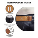 Cinto Elástico Invisível Ajustável Preto ou Caramelo - Design Sem Fivela, Elástico, Unisexx