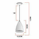 Kit 4 Pendentes Vegas – Preto Texturizado com Bronze