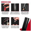 Saca Rolha Abridor De Vinho Elétrico Recarregável Automático Kit 4 Peças Carregamento por usb